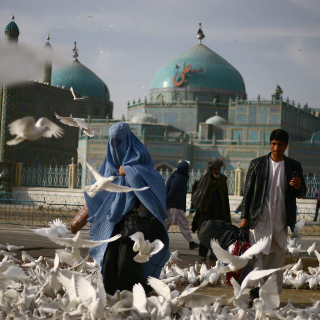 Kabul,afghanistan/afghanistan-23.03.2009:,Women,Wear,Burqas,In,Their,Daily,Lives,In,Afghanistan.